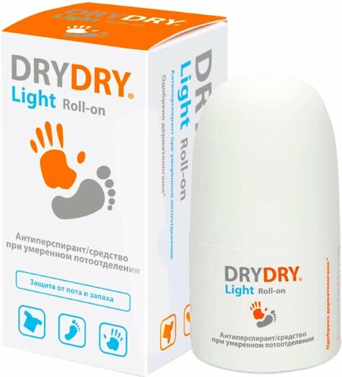 Антиперспирант Dry Dry Light средство от потоотделения для всех типов кожи 50мл х2шт