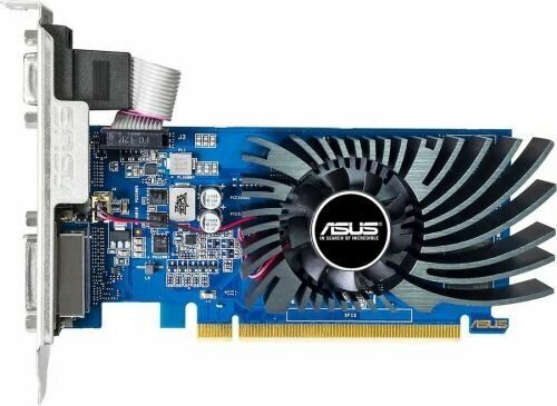 Видеокарта PCI-E ASUS GeForce GT 730 (GT730-2GD3-BRK-EVO) 90YV0HN1-M0NA00 2GB GDDR3 64bit 28nm 902/5000MHz DVI/HDMI/VGA