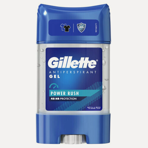 Изображение товара Гелевый дезодорант-антиперспирант Gillette Power Rush, 70 мл