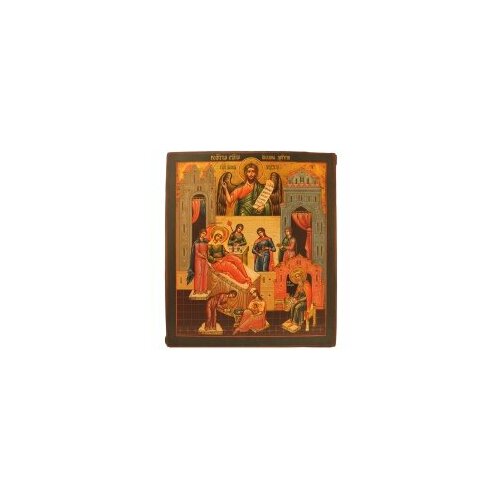 Икона живописная Рождество Иоанна Предтечи 30х35 #159446 икона живописная бм владимирская 30х35 111960