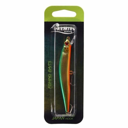 фото Воблер premier minnow-pro, 9 см, 8.3 г, минноу, плавающий (0.4-1.2 м), цвет 012 (pr-m90-012) (комплект из 4 шт) premier fishing