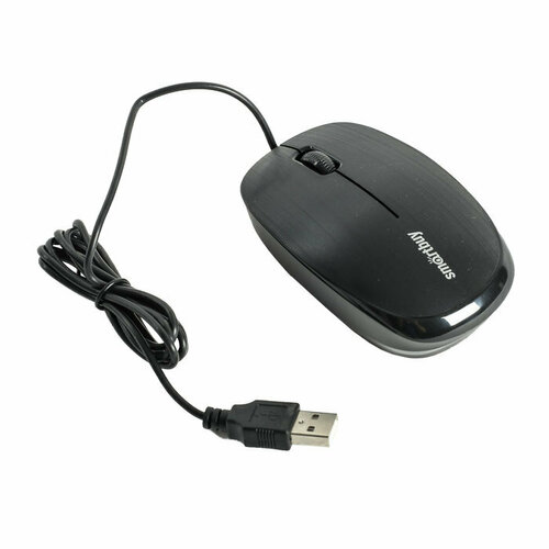 Мышь Smartbuy ONE 214-K проводная оптическая 1200 dpi USB чёрная комплект из 6 шт 225700₽