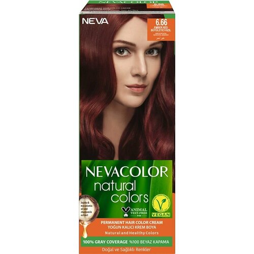 Крем-краска для волос Nevacolor Natural Colors № 6.66 Магическое красное дерево х2шт