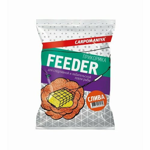 фото Прикормка фидер, слива, 750 г (комплект из 9 шт) карпомания
