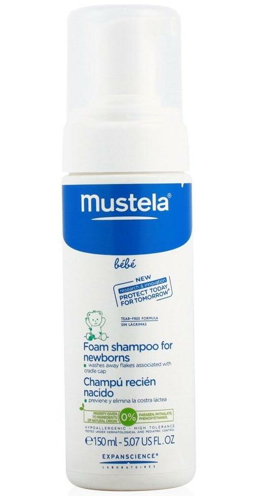 Mustela Шампунь-пенка от молочных корочек для новорожденных 150 мл (Mustela, ) - фото №14