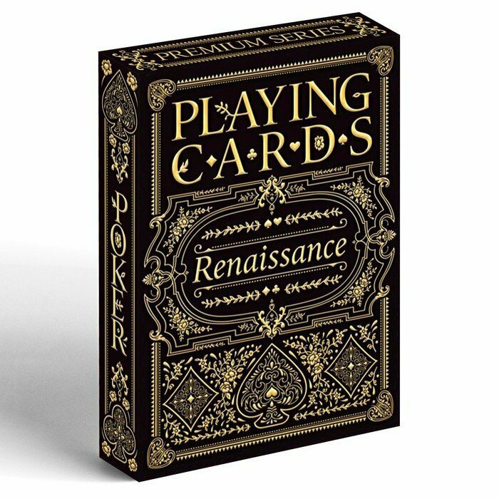 Подарочный набор Лас Играс Premium poker Леонардо Да Винчи+картины, 2 колоды, 54 карты