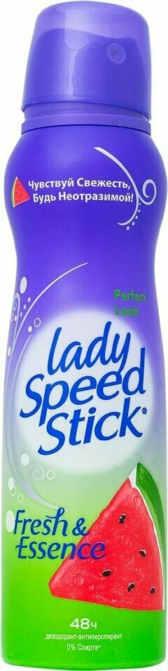 Дезодорант антиперспирант Lady Speed Stick Fresh & Essence Perfect Look Арбуз 150мл х 3шт