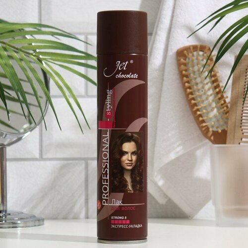 Лак для волос Jet chocolate Strong maxi 