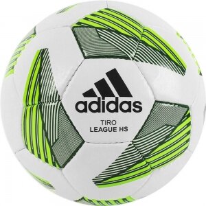 40625-65784 Мяч футбольный ADIDAS Tiro Match League HS арт. FS0368, р.5, IMS, 32 пан, ПУ, ручная сшивка , бело-зеленый