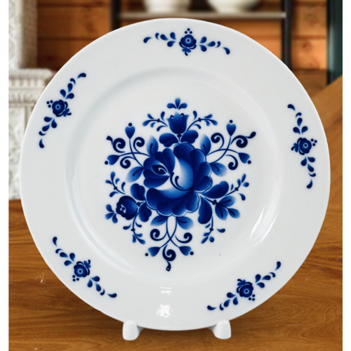 Тарелка 24 см. Объединение гжель. Рисунок 