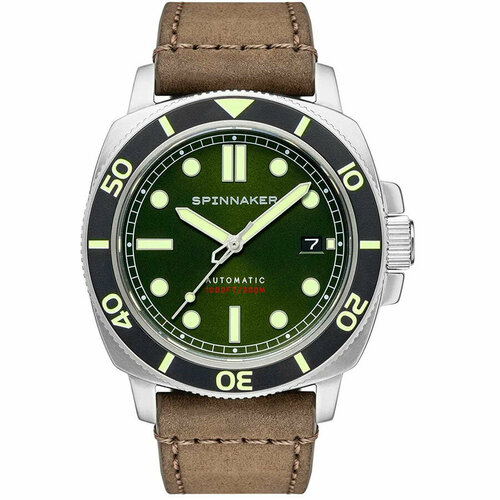 Наручные часы SPINNAKER SP-5088-03, коричневый, зеленый