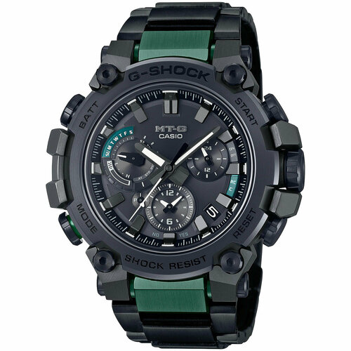 Наручные часы CASIO G-Shock MTG-B3000BD-1A2ER, зеленый, черный