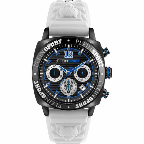 Наручные часы PLEIN SPORT Wildcat Chrono, черный, белый