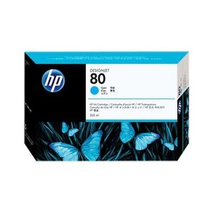 Картридж HP 80 Cyan голубой C4846A