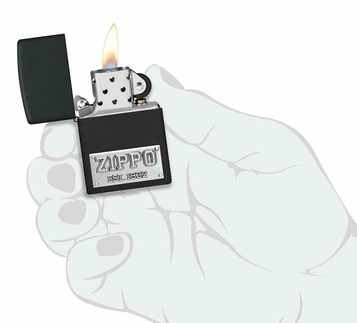 Зажигалка бензиновая Zippo 48689 License Plate - фотография № 3