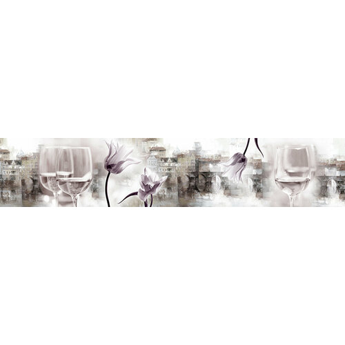 Фартук для кухни на стену с доп. защитой