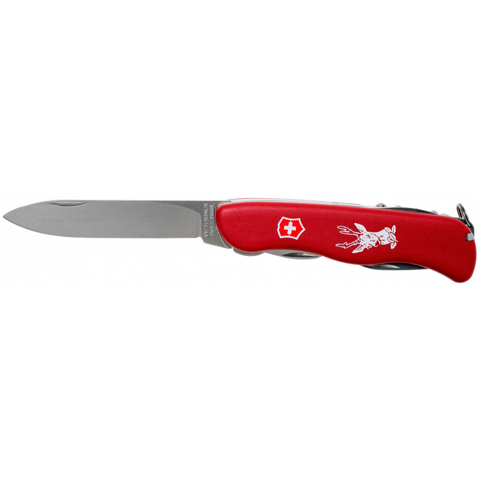 Нож перочинный Victorinox HUNTER (0.8573) 111мм 12функций красный - фото №14