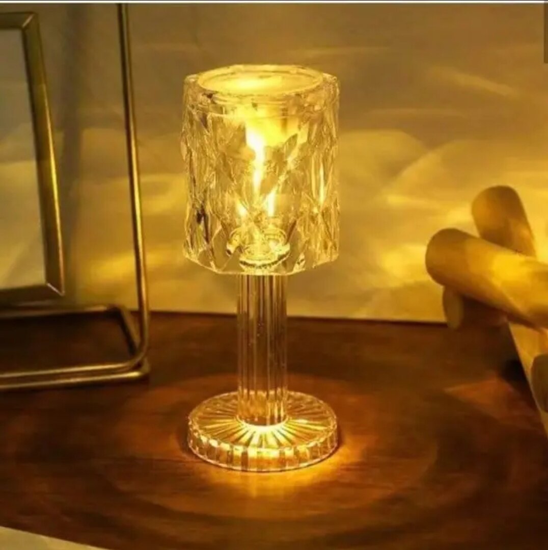 Свеча в стакане светодиодная ночник декоративный на батарейках 1шт - фотография № 19