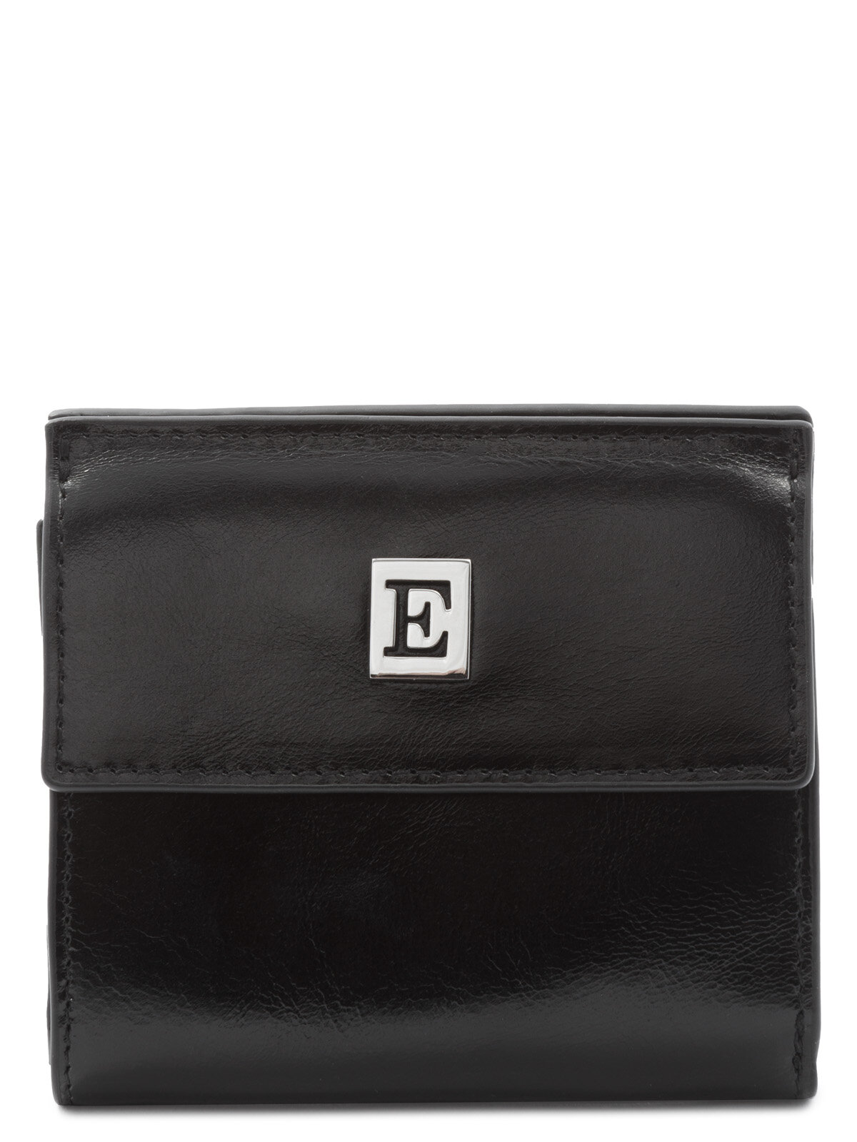 Кошелек ELEGANZZA, фактура гладкая, black