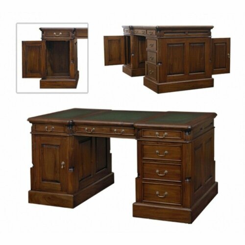 Письменный стол (Partner Desk) из красного дерева (mahogany wood)
