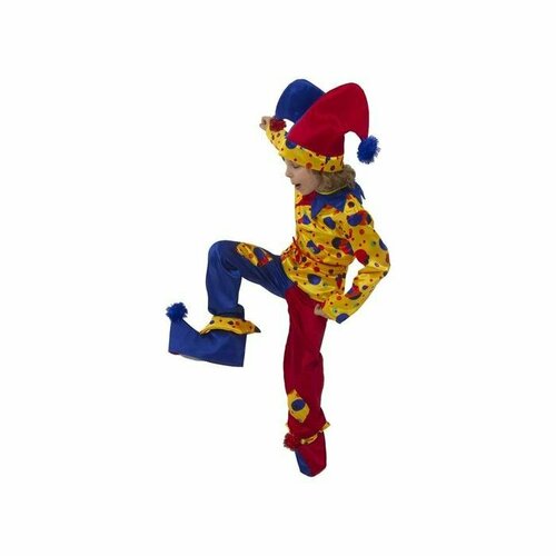 Карнавальный костюм «Петрушка», текстиль, р. 28, рост 110 см детский карнавальный костюм петрушка 16455 110 см