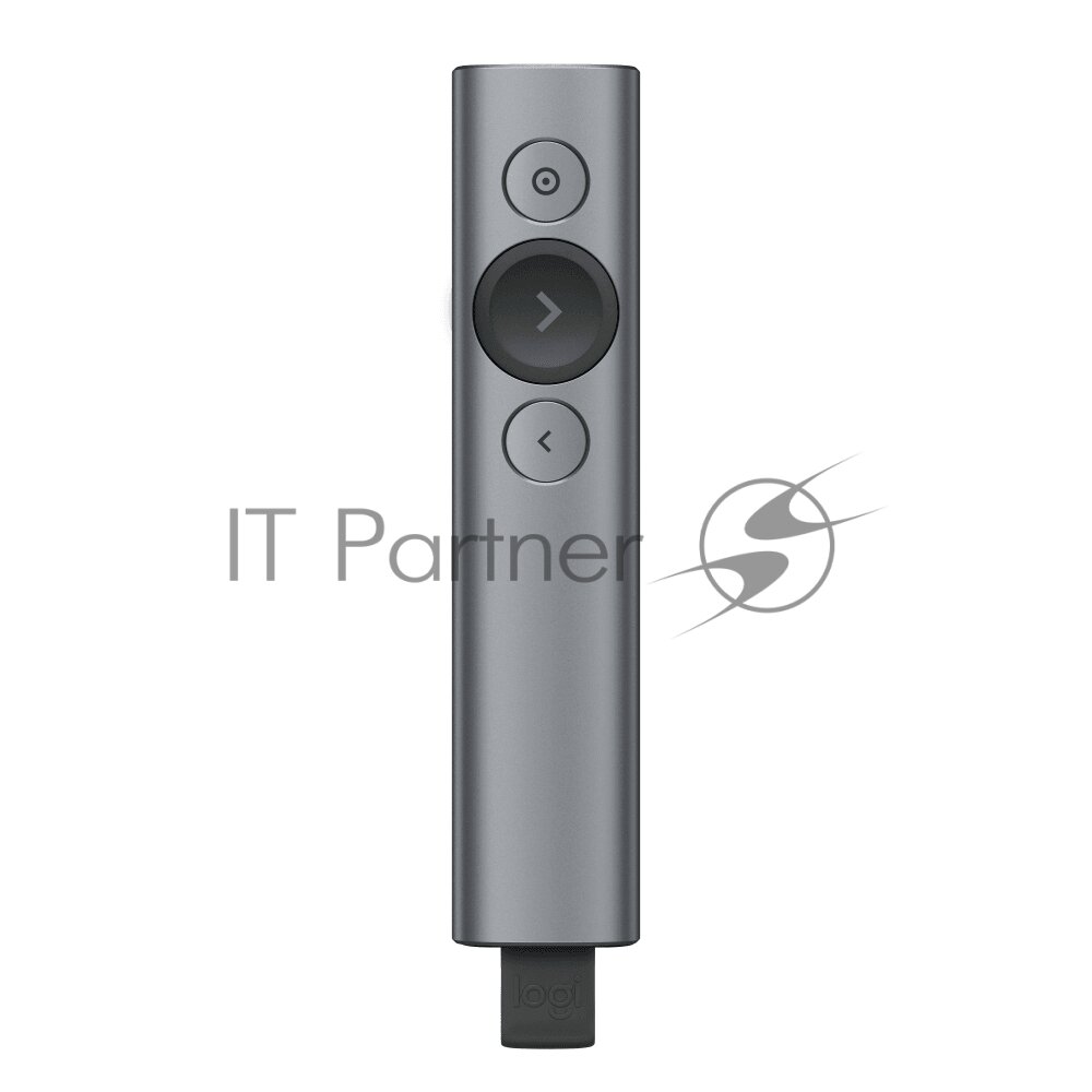 Презентер Logitech Spotlight Radio USB (30м) серый (910-004867)