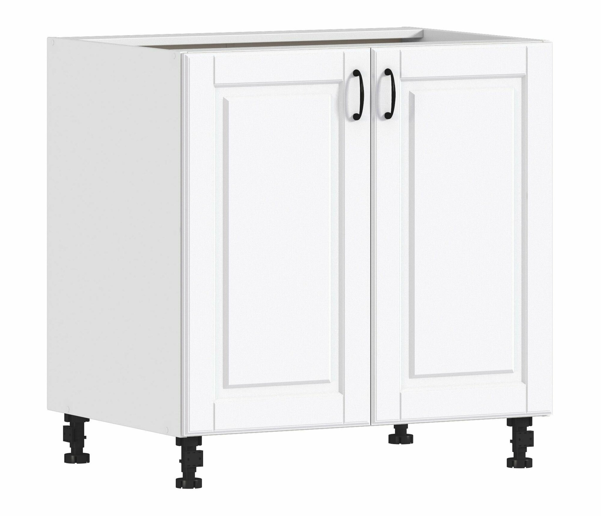 фото Кухонный модуль напольная тумба столплит Регина РС-60 Белый/Белый матовый, 60х82х56 см