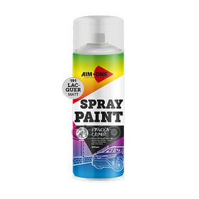 Лак Матовый Аэрозоль 450Мл Spray Paint Lacquer Matt Aim-One AIM-ONE арт. SP-ML191