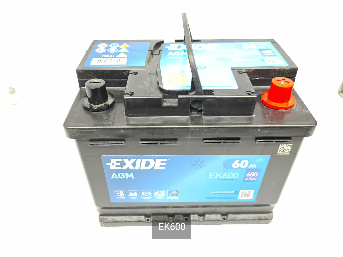 Аккумулятор автомобильный (АКБ) EXIDE Start-Stop AGM 60R 680 А обр. пол.60Ач