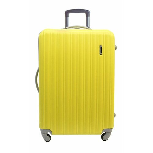 Чемодан чемоданмсин, 70 л, размер L, желтый чемодан чемоданмсин 37 л размер s экрю