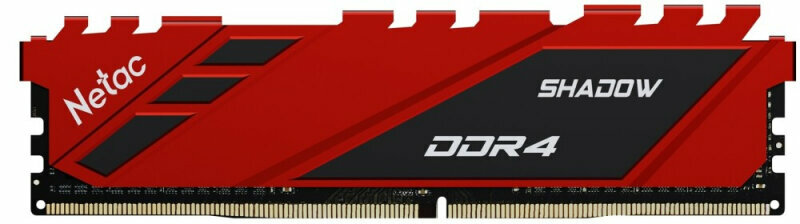 Оперативная память Netac DDR4 8Gb 2666MHz pc-21300 Shadow Red (NTSDD4P26SP-08R)