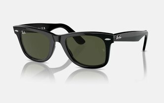 Солнцезащитные очки мужские RAY-BAN с чехлом, линзы зеленые, RB2140-901/50-22
