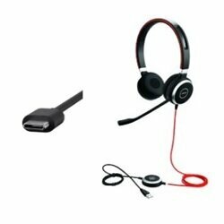 Гарнитура проводная Jabra EVOLVE 40 MS, Stereo, USB-C