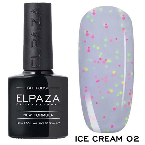 Гель-лак Elpaza (Эльпаза) Ice-Cream 002, 10 мл