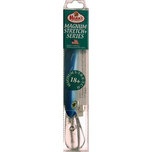 фото Mann's, воблер magnum stretch 18+, pearl/blue, арт. sdrb785
