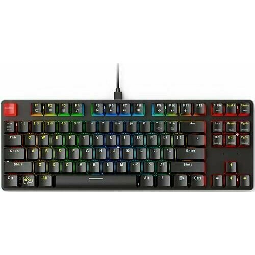 Клавиатура проводная Glorious GMMK TKL GMMK-TKL-BRN механическая Gateron Brown клавиш - 87 USB черная 1477700₽