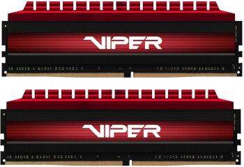 Память 2x16Gb Patriot Viper 4 PV432G360C8K, DDR4, 3600MHz, PC4-28800 CL18 DIMM 288-pin 1.35В с радиатором Ret