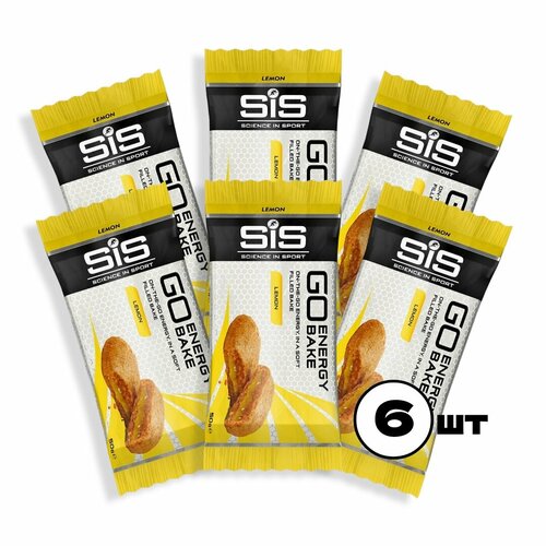 фото Энергетический батончик science in sport (sis) go energy bake 6 x 50 г, лимон