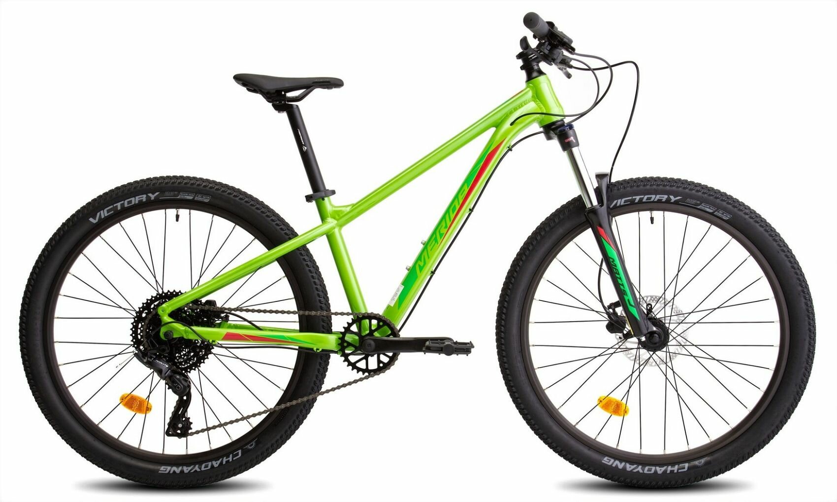 Велосипед Merida Matts J.Trail 26" (2023) (Велосипед Merida Matts J. Trail Рама: One Size Зеленый/Красный, RU39764)