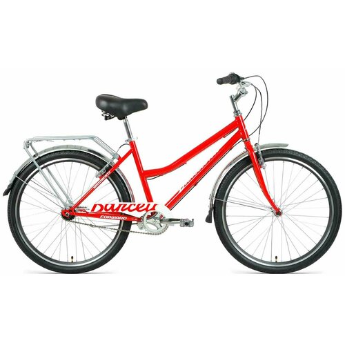 Велосипед Forward BARCELONA 26 3.0 26 3 ск. рост. 17 красный/белый RBKW1C163004 велосипед forward tracer 26 3 0 26 3 ск рост 19 скл 2019 2020 синий оранжевый rbkw0r667009