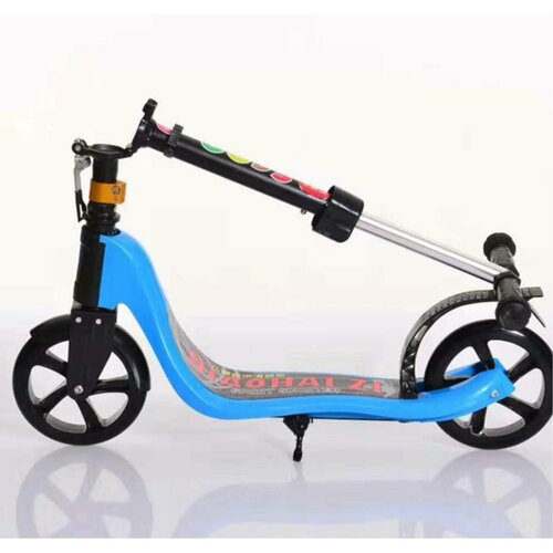 фото Самокат scooter подростковый 2х колесный (складной) колеса полиуретан 180 мм, максимальная нагрузка no brand