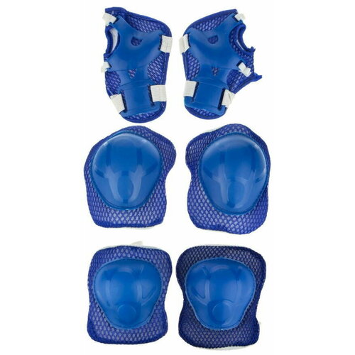 фото Комплект защиты (наколенники, налокотники, перчатки), синий 1 toy
