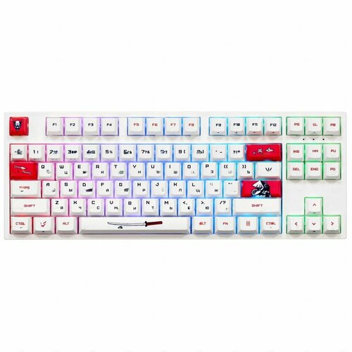 Клавиатура проводнаябеспроводная ARDOR GAMING Wakizashi AG-ZD-87GT-HS-W 1770700₽