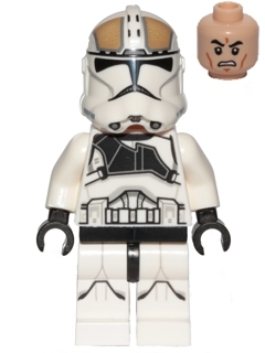 Минифигурка Lego Star Wars Clone Trooper Gunner (Phase 2) - Scowl sw0837