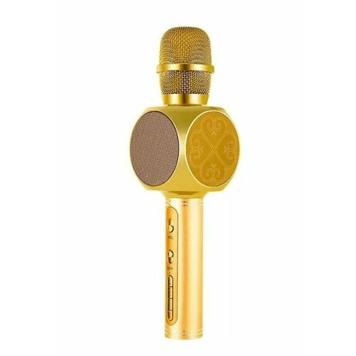 Беспроводной микрофон для караоке колонка Bluetooth Gold 146300₽