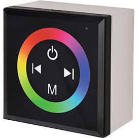 Контроллер для RGB ленты черная сенсорная панель Ecola