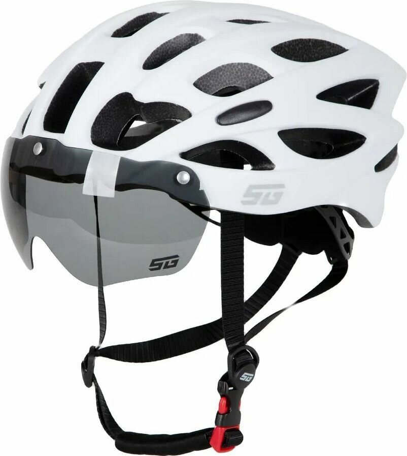 Шлем STG WT-037, с визором (Шлем STG WT-037, L (58-61 см) с визором, белый)