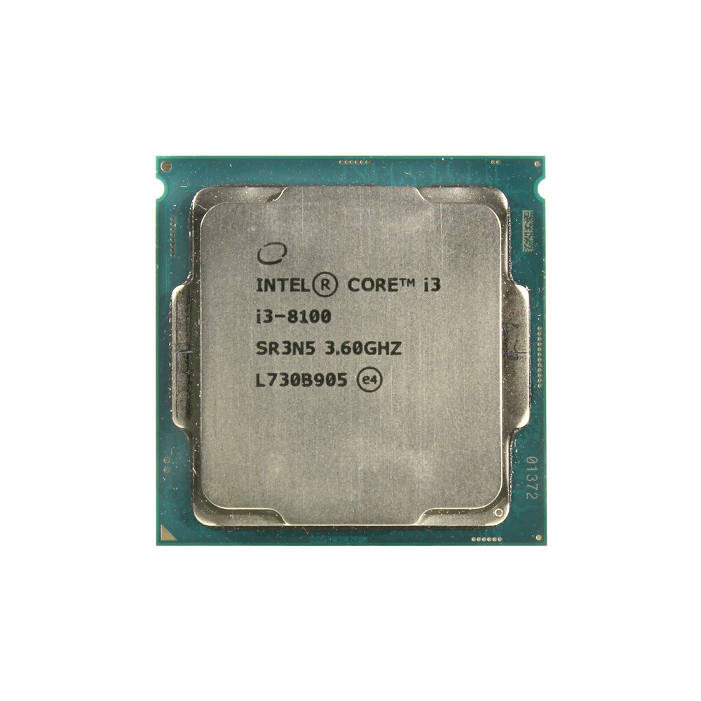 Процессор Intel Core i3-8100 (LGA1151v2, 4/4 по 3.6 ГГц, DDR4, Intel HD Graphics) OEM