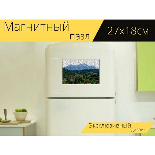 фото Магнитный пазл "греция, кардица, неохори" на холодильник 27 x 18 см. lotsprints