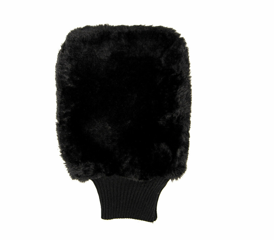 Leraton Варежка из искусственного меха BLACK WOOL MITT MW6